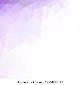 Purple Polygonal Mosaic Background, Creative Design Templates