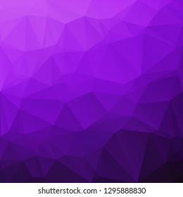 Purple Polygonal Mosaic Background, Creative Design Templates