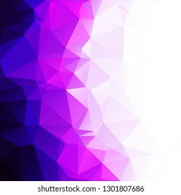Purple Polygonal Mosaic Background, Creative Design Templates