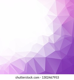 Purple Polygonal Mosaic Background, Creative Design Templates