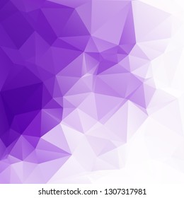 Purple Polygonal Mosaic Background, Creative Design Templates