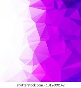 Purple Polygonal Mosaic Background, Creative Design Templates