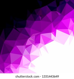 Purple Polygonal Mosaic Background, Creative Design Templates