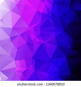 Purple Polygonal Mosaic Background, Creative Design Templates