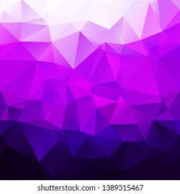 Purple Polygonal Mosaic Background, Creative Design Templates