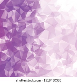 Purple Polygonal Mosaic Background, Creative Design Templates