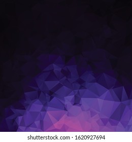 Purple Polygonal Mosaic Background, Creative Design Templates