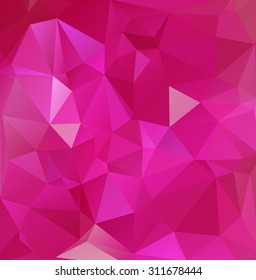 Purple Polygonal Mosaic Background, Creative Design Templates