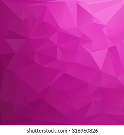 Purple Polygonal Mosaic Background, Creative Design Templates