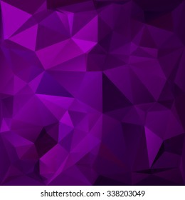 Purple Polygonal Mosaic Background, Creative Design Templates