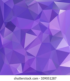 Purple Polygonal Mosaic Background, Creative Design Templates