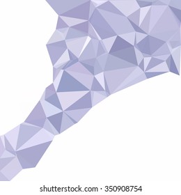 Purple Polygonal Mosaic Background, Creative Design Templates
