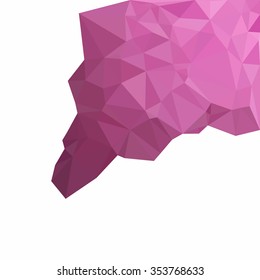 Purple Polygonal Mosaic Background, Creative Design Templates