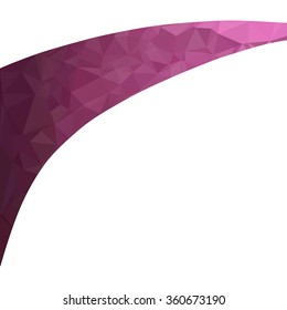 Purple Polygonal Mosaic Background, Creative Design Templates