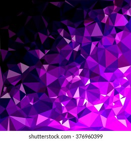Purple Polygonal Mosaic Background, Creative Design Templates