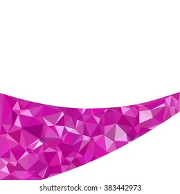 Purple Polygonal Mosaic Background, Creative Design Templates