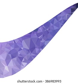 Purple Polygonal Mosaic Background, Creative Design Templates