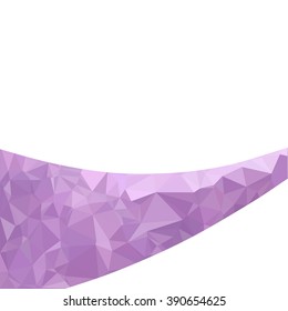 Purple Polygonal Mosaic Background, Creative Design Templates