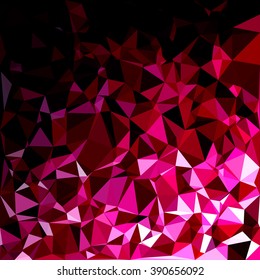 Purple Polygonal Mosaic Background, Creative Design Templates