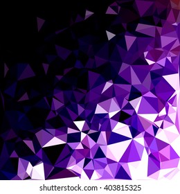 Purple Polygonal Mosaic Background, Creative Design Templates