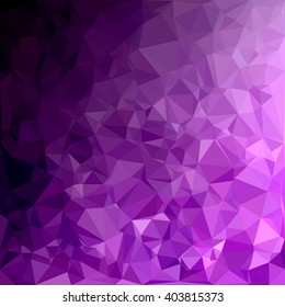 Purple Polygonal Mosaic Background, Creative Design Templates