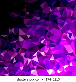 Purple Polygonal Mosaic Background, Creative Design Templates