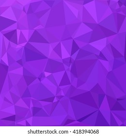 Purple Polygonal Mosaic Background, Creative Design Templates