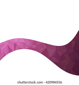 Purple Polygonal Mosaic Background, Creative Design Templates