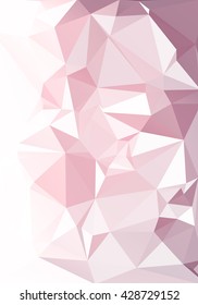 Purple Polygonal Mosaic Background, Creative Design Templates