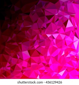 Purple Polygonal Mosaic Background, Creative Design Templates