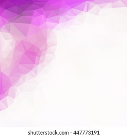Purple Polygonal Mosaic Background, Creative Design Templates