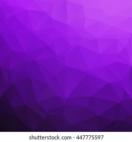 Purple Polygonal Mosaic Background, Creative Design Templates