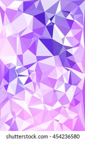 Purple Polygonal Mosaic Background, Creative Design Templates