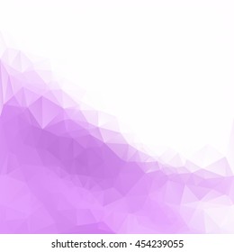 Purple Polygonal Mosaic Background, Creative Design Templates