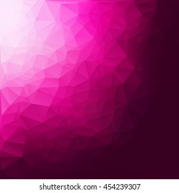 Purple Polygonal Mosaic Background, Creative Design Templates