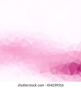 Purple Polygonal Mosaic Background, Creative Design Templates