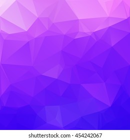 Purple Polygonal Mosaic Background, Creative Design Templates