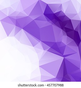Purple Polygonal Mosaic Background, Creative Design Templates