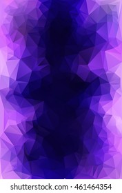 Purple Polygonal Mosaic Background, Creative Design Templates