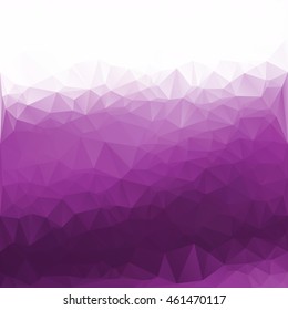 Purple Polygonal Mosaic Background, Creative Design Templates