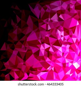 Purple Polygonal Mosaic Background, Creative Design Templates