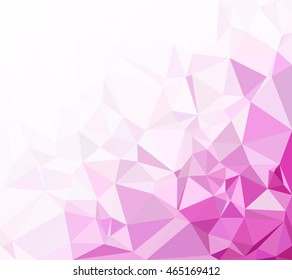 Purple Polygonal Mosaic Background, Creative Design Templates