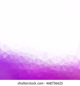 Purple Polygonal Mosaic Background, Creative Design Templates