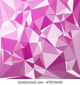 Purple Polygonal Mosaic Background, Creative Design Templates