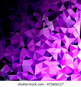 Purple Polygonal Mosaic Background, Creative Design Templates
