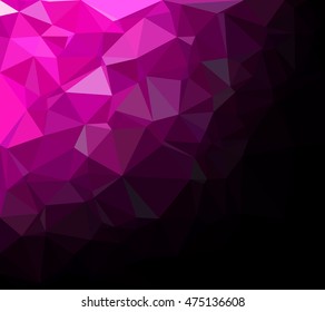 Purple Polygonal Mosaic Background, Creative Design Templates