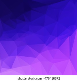 Purple Polygonal Mosaic Background, Creative Design Templates