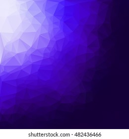 Purple Polygonal Mosaic Background, Creative Design Templates
