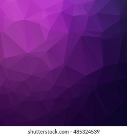 Purple Polygonal Mosaic Background, Creative Design Templates