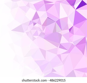 Purple Polygonal Mosaic Background, Creative Design Templates
